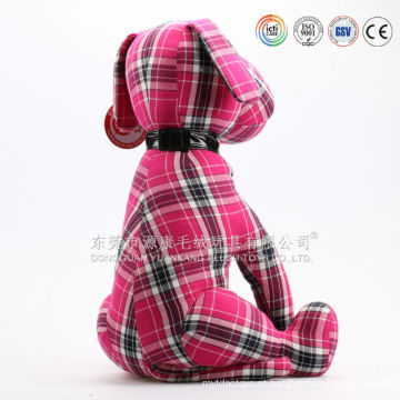 ICTI Audited costurar cão de pelúcia cuddle, padrão de cachorro de brinquedo macio